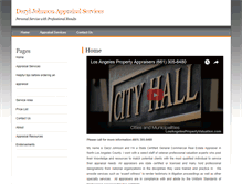 Tablet Screenshot of losangelespropertyvaluation.com